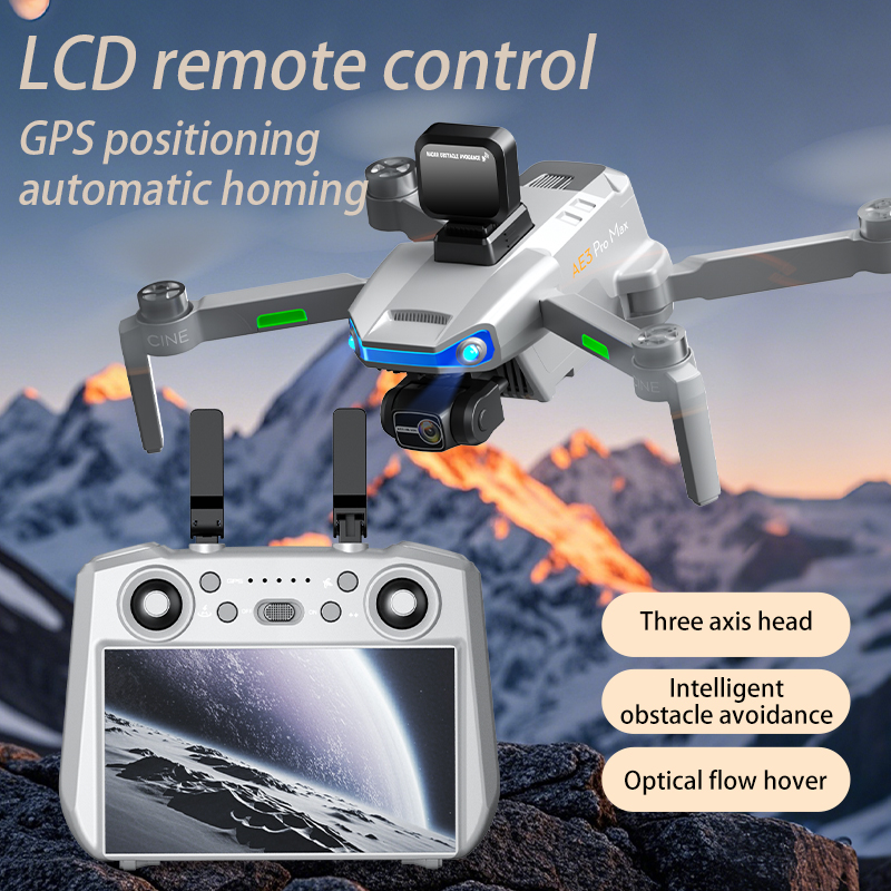 Drone Gimbal Brushless - AE3 PRO Max ใหม่ LCD SC