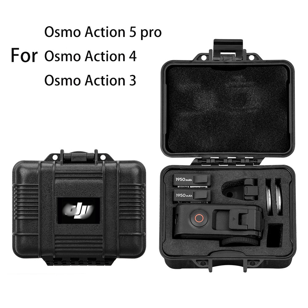 Drone Gimbal Case - กล่องกันน้ำแบบแข็งสำหรับ DJI Action 5 Pro/Osmo Action