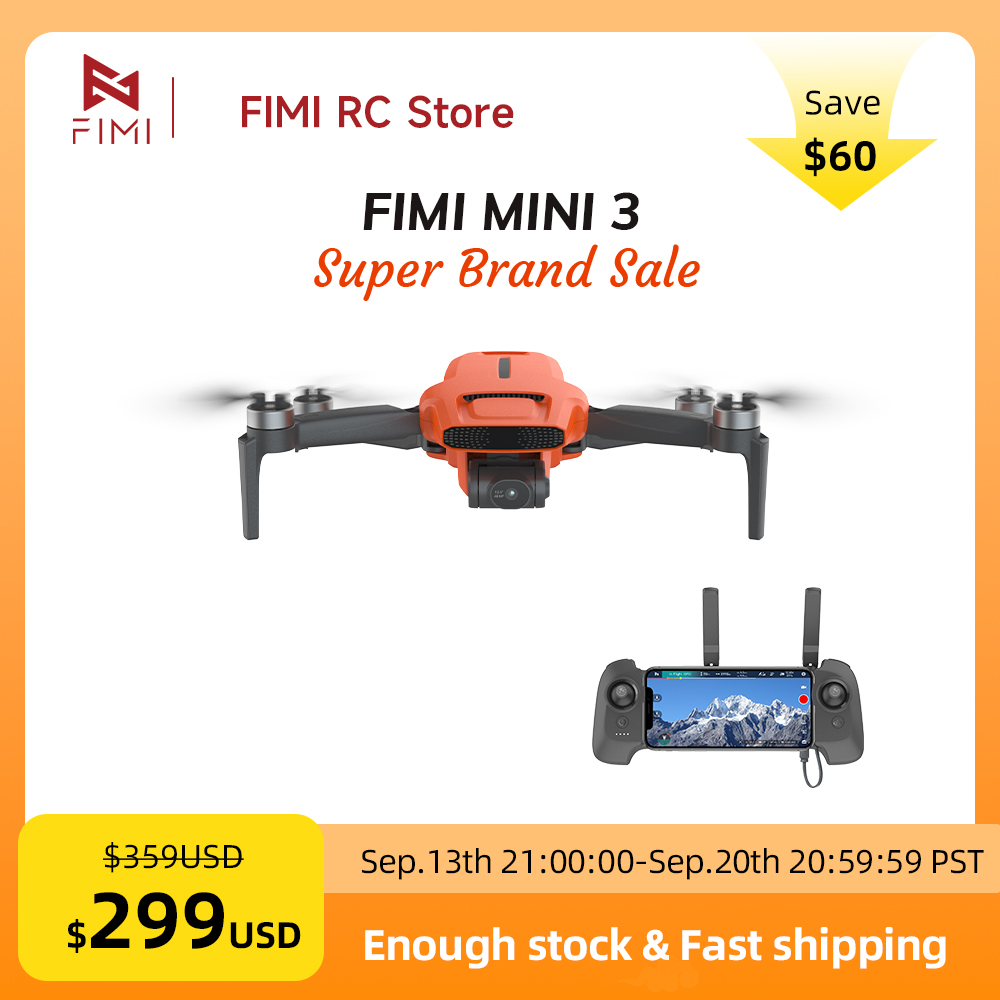 Drone Gimbal Brushless - โดรน FIMI MINI 3 กล้อง 4K