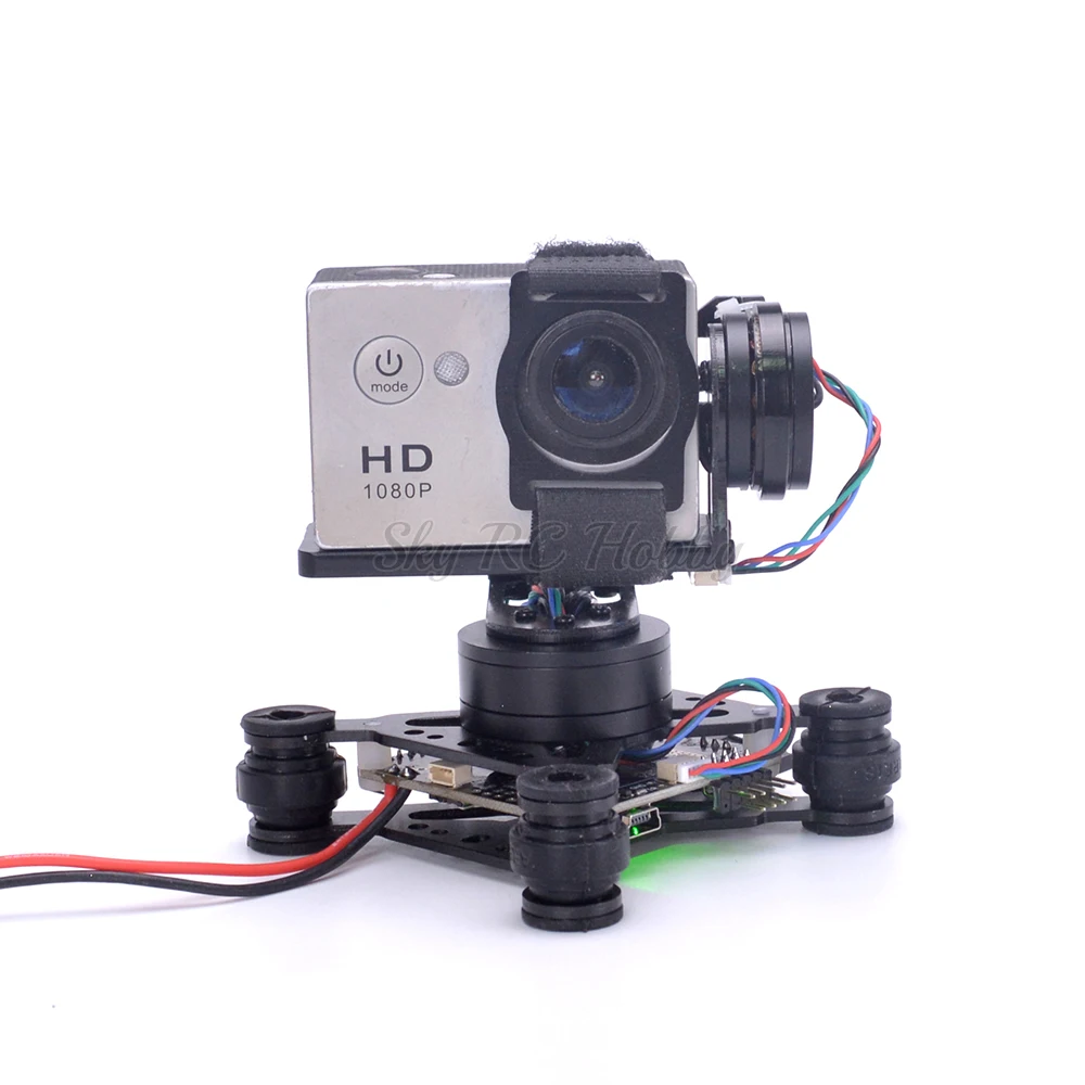 น้ำหนักเบา2แกน/3-Axis Brushles - Drone Gimbal For Gopro Hero บทวิจารณ์และราคา