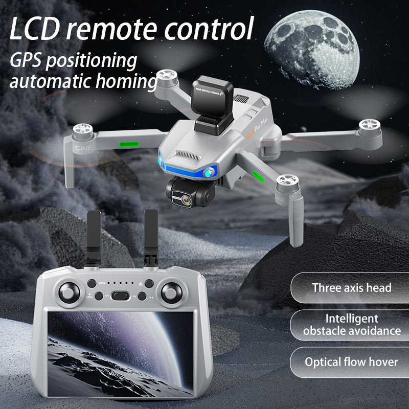 AE3 PRO Max ใหม่ LCD SC GPS Dr - Drone Gimbal Brushless บทวิจารณ์และราคา